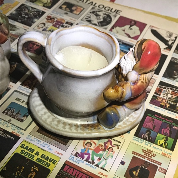 CLEARANCE PRICE!Ceramic/porcelain Xmas candle 🕯 decor - Picture 2 of 10